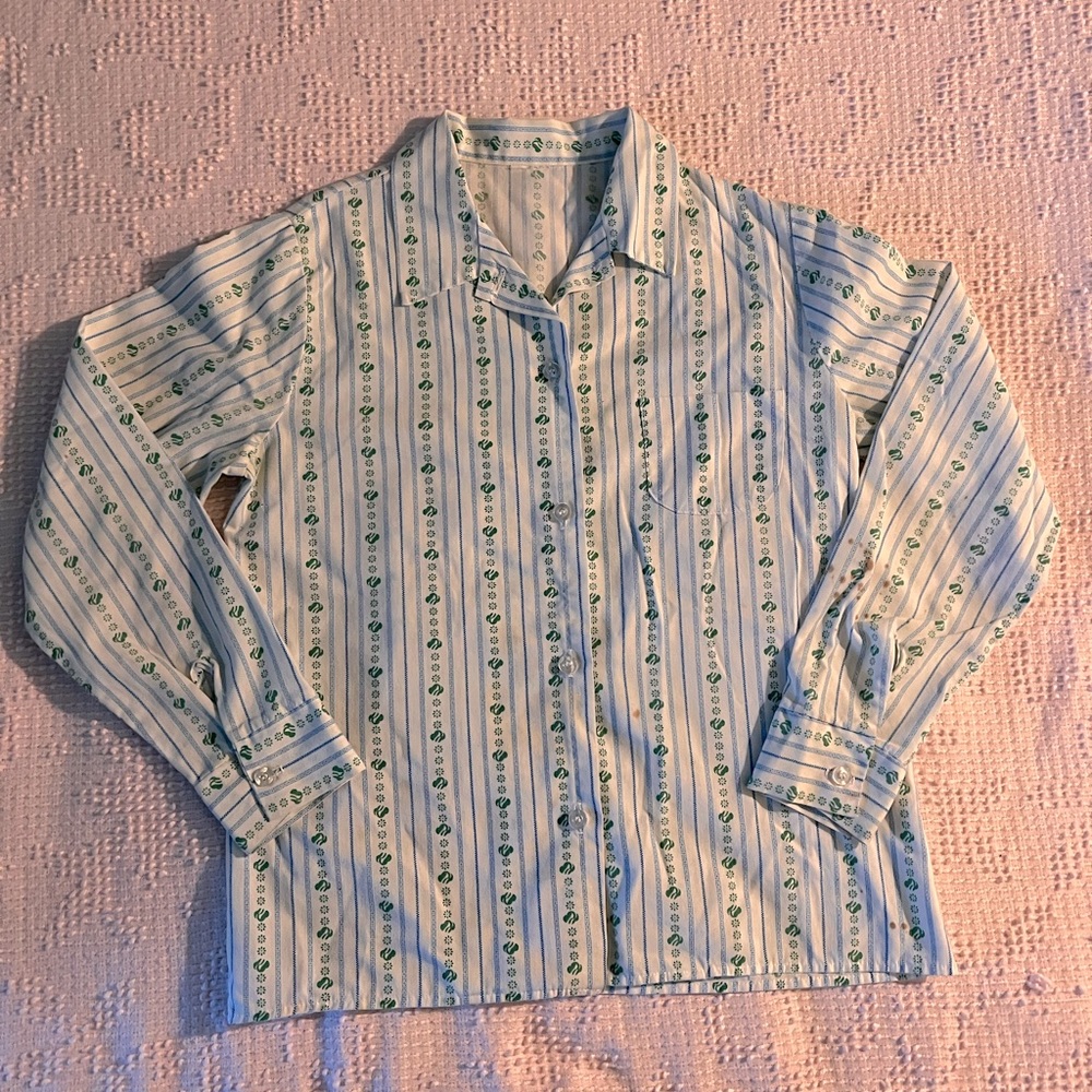 Vintage Girl Scouts blouse XS petite